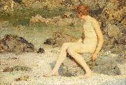 Henry Scott Tuke Cupid and Sea Nymphs Germany oil painting artist